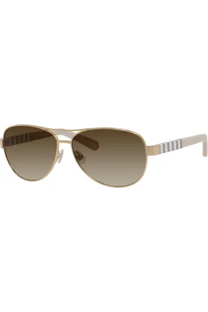 Kate Spade Tilbehør, unisex, Brun, 58 MM, Uld, Guld/brun solbriller Dalia/S
