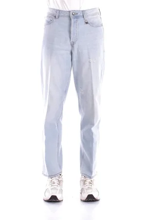 John Richmond Jeans, Herre, Blå, W34, Denim, Denim Logo Jeans Regular Fit