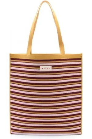 Marni Pre-owned, Dame, Rød, ONE SIZE, Tyl, Pre-owned canvas håndtasker