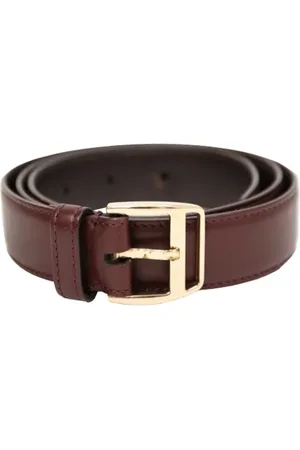 Tom Ford Pre-owned, Herre, Rød, ONE SIZE, Læder, Pre-owned Laeder baelter