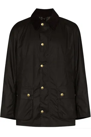 Barbour Jakke, Herre, Sort, XL, Bomuld, Sort Voks Jakke Herretøj