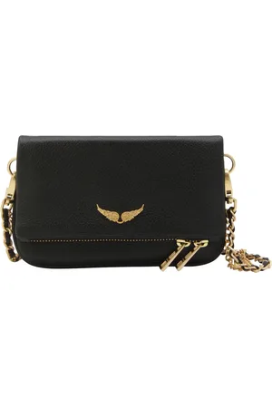Zadig & Voltaire Taske, Dame, Sort, ONE SIZE, Uld, Noir/Guld Cross Body Taske