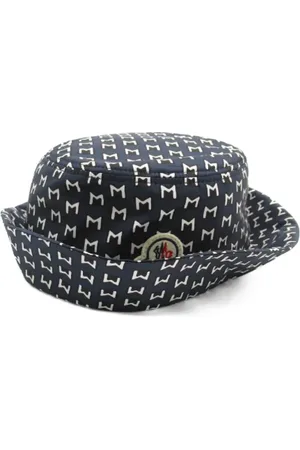 Moncler Pre-owned, Dame, Blå, ONE SIZE, Polyester, Pre-owned Plast hatte