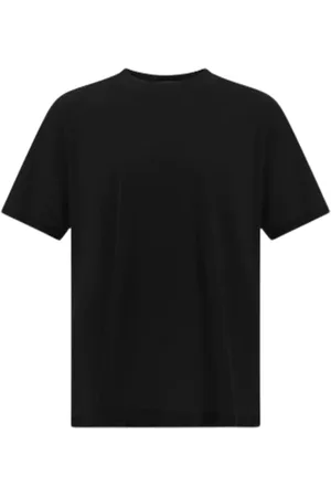 HERNO Top, Herre, Sort, M, Letvægts Jersey Crepe T-Shirt