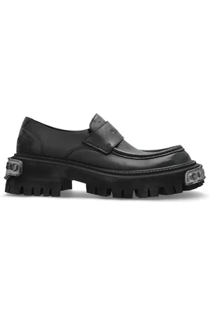 Balenciaga Sko, Dame, Sort, 41 EU, Læder, Sko Traktor type loafers