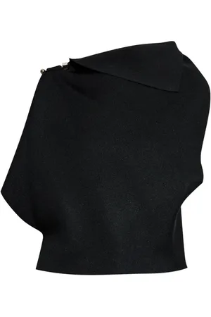 Jacquemus Top, Dame, Sort, XS, Trapeze Mesh Kjole