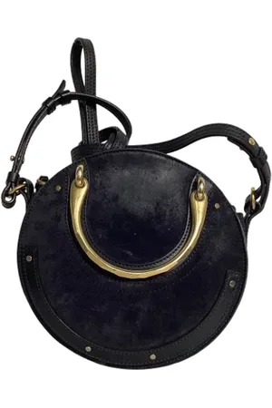 Chloé Pre-owned, Dame, Sort, ONE SIZE, Uld, Pre-owned Ruskind crossbody-tasker