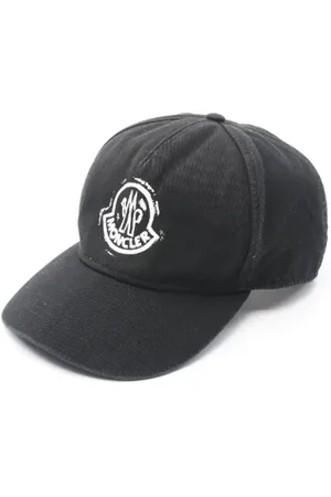 Moncler Pre-owned, Dame, Sort, ONE SIZE, Bomuld, Pre-owned Bomuld hatte