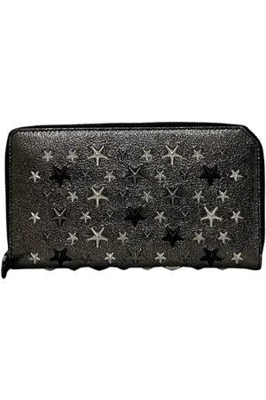 Jimmy Choo Pre-owned, Dame, Grå, ONE SIZE, Tyl, Pre-owned Laeder punge