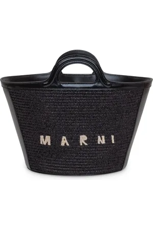 Marni Taske, Dame, Sort, ONE SIZE, Bomuld, Tropicalia Logo Taske Kvinder