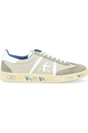 Premiata Sko, Herre, Flerfarvet, 43 EU, Læder, Grå Læder Sneaker Model Bonnie 6762