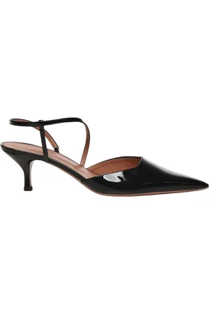 Giuliano Galiano Sko, Dame, Sort, 36 EU, Sort hælet sandal med justerbar rem