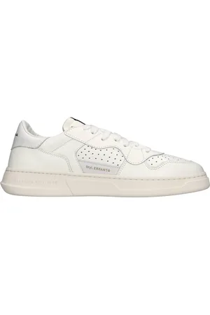 RUN OF Sko, Herre, Hvid, 45 EU, Læder, Sneakers Hvid