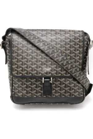 GOYARD Pre-owned, Dame, Sort, ONE SIZE, Uld, Pre-owned Canvas crossbody-tasker
