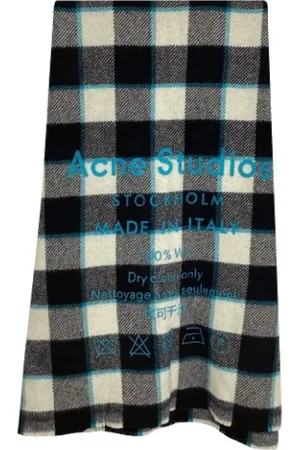 Acne Studios Pre-owned, Dame, Flerfarvet, ONE SIZE, Uld, Pre-owned Uld trklaeder