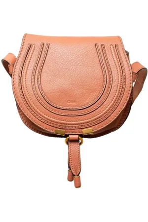 Chloé Pre-owned, Dame, Lyserød, ONE SIZE, Uld, Pre-owned Laeder skuldertasker