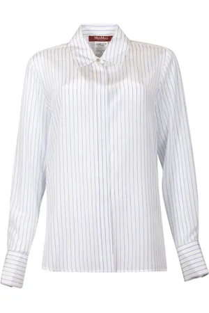 Max Mara Bluser & Skjorter, Dame, Hvid, S, Bomuld, Ren Bomuld Poplin Skjorte Hvid