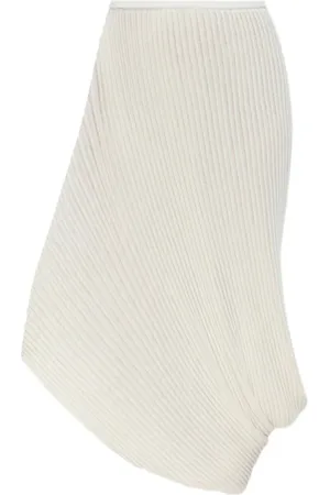 Issey Miyake Nederdel, Dame, Hvid, M, Flow Nederdel
