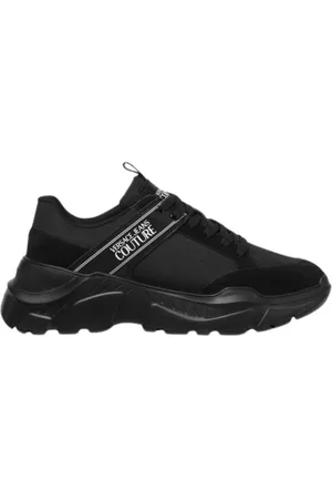 VERSACE Sko, Herre, Sort, 44 EU, Uld, Sorte Speedtrack Sneakers til Mænd