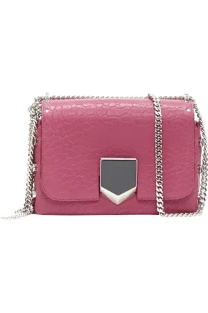 Jimmy Choo Taske, Dame, Lyserød, ONE SIZE, Uld, Laeder skuldertasker