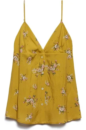 ANIYE BY Top, Dame, Gul, 2XS, Uld, Stilfuld Top til Kvinder