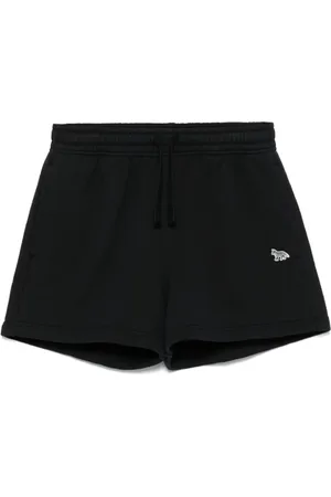 Maison Kitsuné Shorts, Dame, Sort, L, Bomuld, Sorte Bermuda Shorts Kvinders Mode