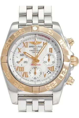 Breitling Pre-owned Pre-owned, Herre, Hvid, ONE SIZE, Pre-owned Metal watches