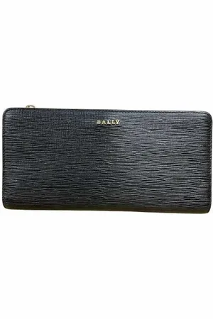 Bally Pre-owned, Dame, Sort, ONE SIZE, Tyl, Pre-owned Laeder punge