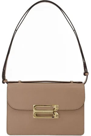 Victoria Beckham Taske, Dame, , ONE SIZE, Læder, Læder Crossbody Taske med Klaps