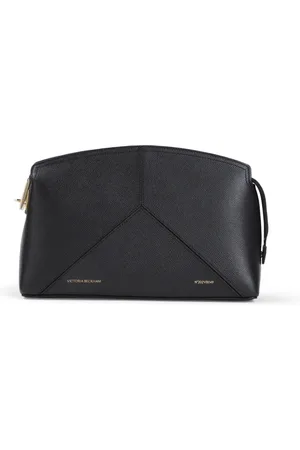 Victoria Beckham Taske, Dame, Sort, ONE SIZE, Læder, Sorte Clutches Damer Tasker Aw24
