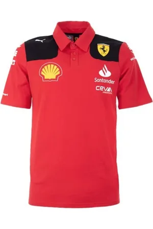 PUMA Top, Herre, Rød, 2XL, Herre Ferrari Polo Sort Rød