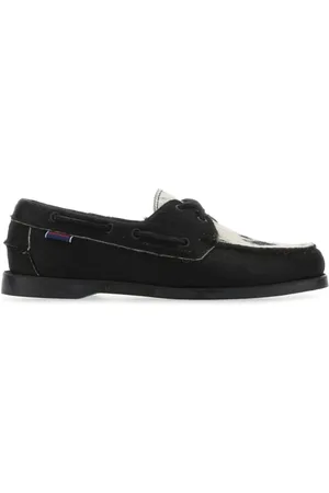 SEBAGO Sko, Dame, Blå, 38 1/2 EU, Multifarvet Kalveskind Raw Loafers