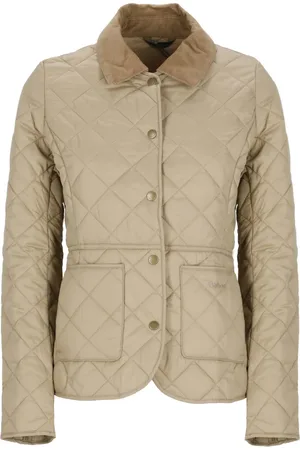 Barbour Jakke, Dame, , XL, Uld, Quiltet Jakke med Corduroy Krave