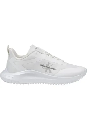 Calvin Klein Sko, Dame, Hvid, 41 EU, Polyester, Forår/Sommer Damesneakers Kollektion