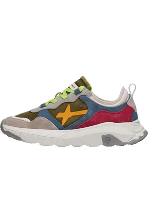 W6YZ Sko, Herre, Flerfarvet, 41 EU, Suede, Suede and fabric sneakers Next-M.