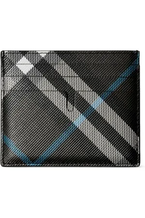 Burberry Tilbehør, Herre, Flerfarvet, ONE SIZE, MultiColour Punge med Sorte Kortlommer