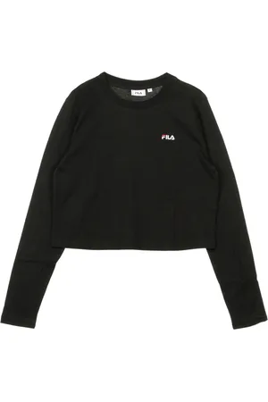 Fila Sweathshirts & Hoodies, Dame, Sort, XS, Sort Cropped T-shirt til Kvinder