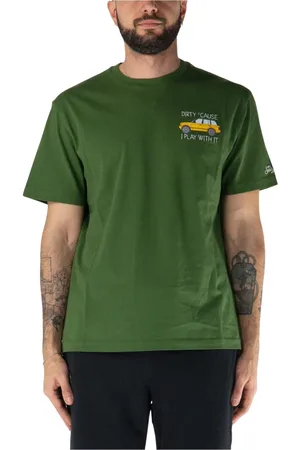 MC2 SAINT BARTH Top, Herre, Grøn, M, Bomuld, Dirty Play T-shirt