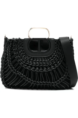 Twin-Set Taske, Dame, Sort, ONE SIZE, Uld, Stilfulde Tasker til enhver lejlighed