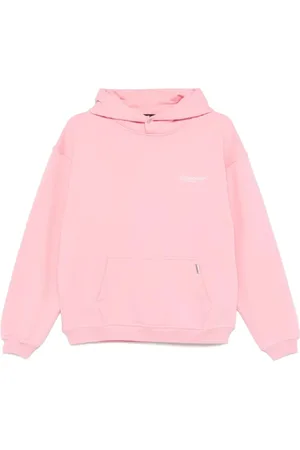 Represent Sweathshirts & Hoodies, Herre, Lyserød, XL, Bomuld, Rosa Script Hoodie til Mænd