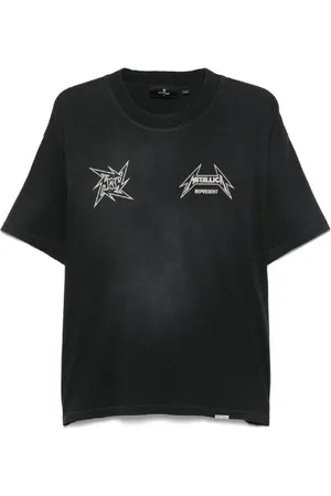 Represent Top, Herre, Sort, S, Bomuld, Metallica Jubilæum T-shirt