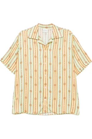 Drôle de Monsieur Skjorte, Herre, Gul, XL, Elegant Bijoux Skjorte