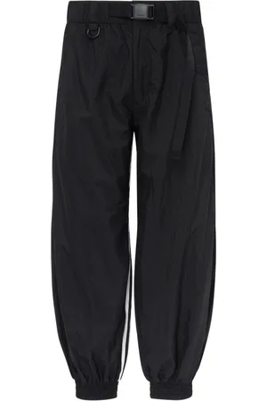 Y-3 Bukser, Herre, Sort, S, Nylon, Sort nylonbukser Jd5998