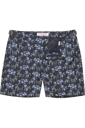 Orlebar Brown Badetøj, Herre, Blå, W34, Polyester, Hurtigtørrende Bulldog Badeshorts