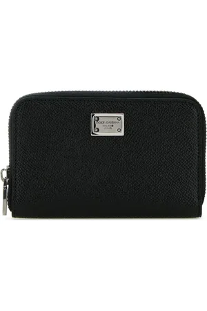 Dolce & Gabbana Tilbehør, Herre, Sort, ONE SIZE, Uld, Stilfulde SLG Punge til Mænd
