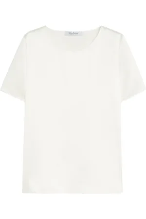 Max Mara Bluser & Skjorter, Dame, Hvid, L, Hvid Skjorte til Kvinder