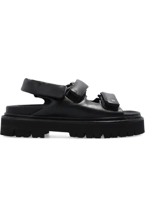 Dsquared2 Sko, Dame, Sort, 39 EU, Læder, Lædersandaler