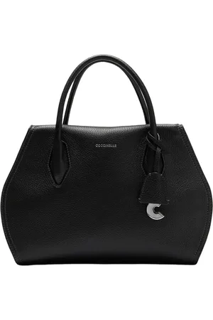 Coccinelle Taske, Dame, Sort, ONE SIZE, Læder, Læderhåndtaske med lynlåslukning