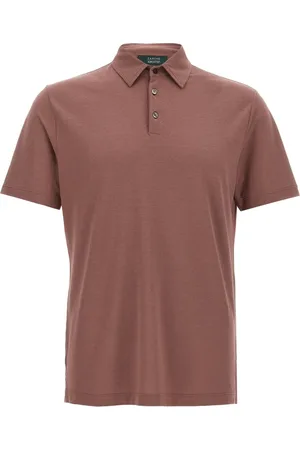 ZANONE Top, Herre, Lyserød, 3XL, Bomuld, Bomuld Polo Skjorte 100% Lavet i Italien
