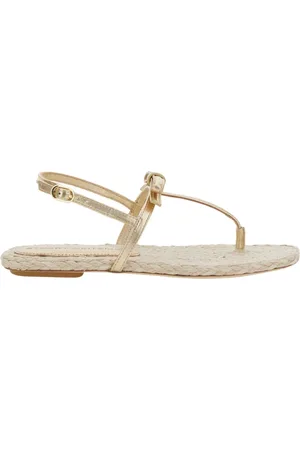 Stuart Weitzman Sko, Dame, Gul, 38 EU, Grå Espadrilles Sandaler